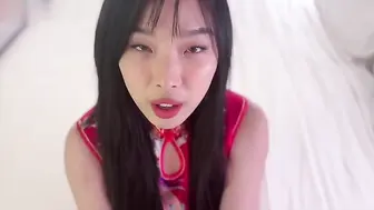 高颜值人气韩国正妹Elle_Lee精致的韩国骚货穿着旗袍激情性爱