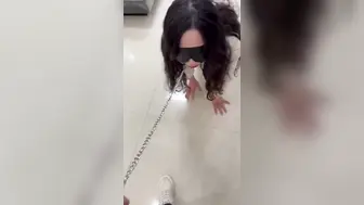 会喷水的亲姐姐把工装OL的气质姐姐拴着狗链调教