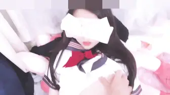 JK萝莉自拍 白虎无毛小萝莉无套操的逼水直流