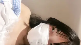 可爱双马尾小萝莉性感反差黑丝吊带袜小臭脚足交啪啪爱抽插