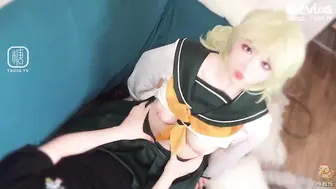 [糖心Vlog] 魔法少女 漫展归来 有个coser女友是一种什么体验？她趁着cos全套装扮主动挑逗我 - 鸡教练