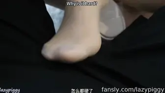 国产 #口交 #足交 懒懒猪 lazypiggy (3)